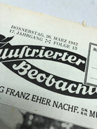 JB Juustrierter Beobachter NSDAP Magazine Original WW2 German - 26 March 1942 - The Militaria Shop