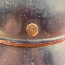 Load image into Gallery viewer, Original WW2 German Civil Defence Luftschutz Helmet - Complete with Liner &amp; Chinstrap
