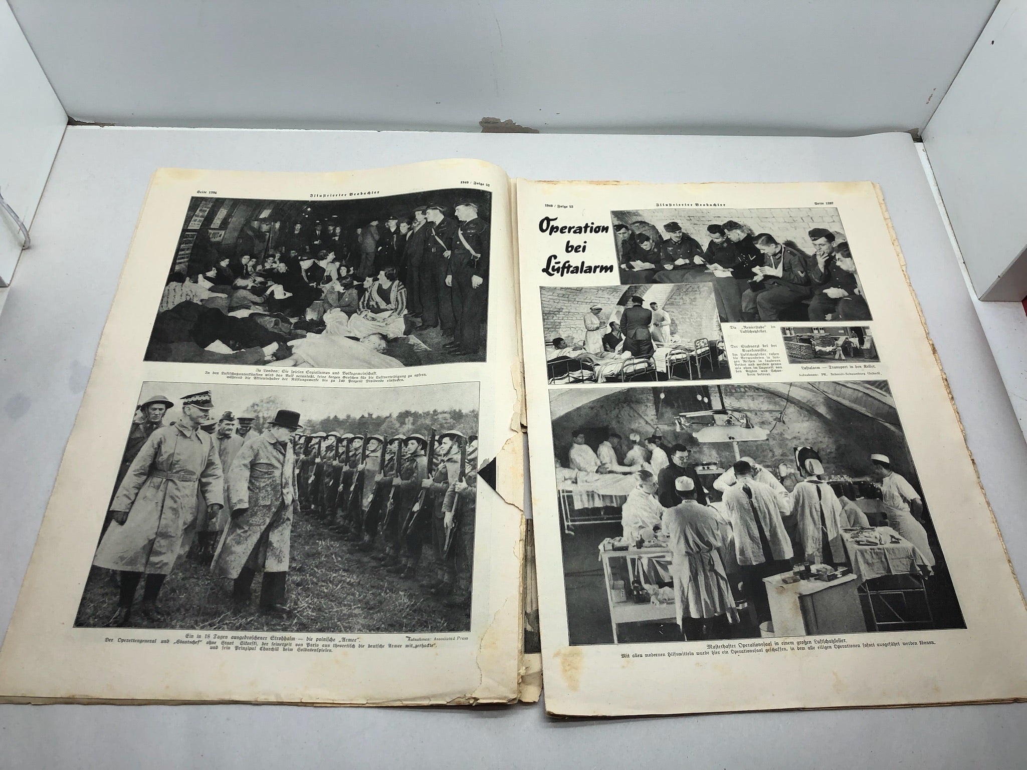 JB Juustrierter Beobachter NSDAP Magazine Original WW2 German - 26th December 1940 - The Militaria Shop