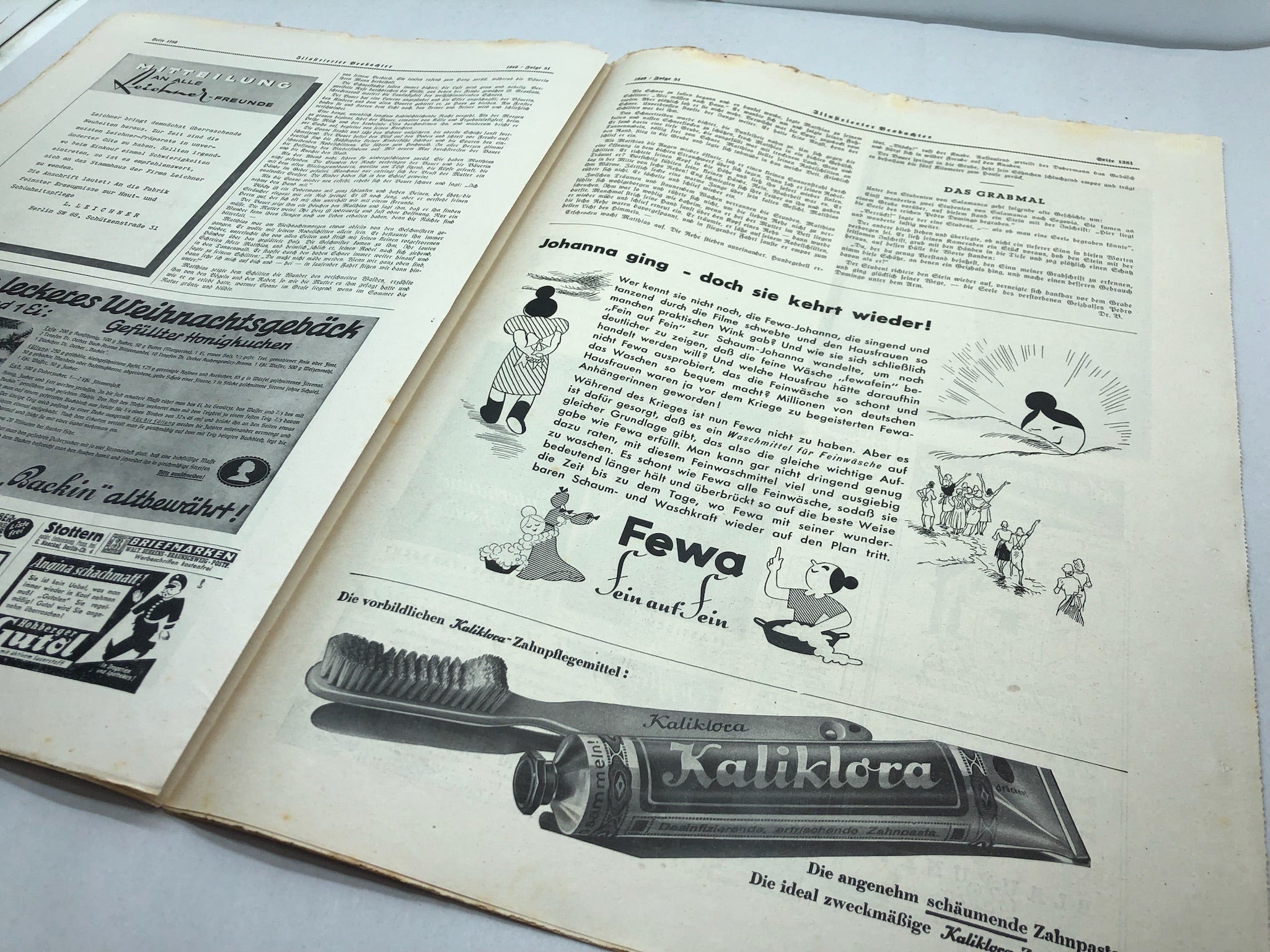 JB Juustrierter Beobachter NSDAP Magazine Original WW2 German - 19 December 1940 - The Militaria Shop