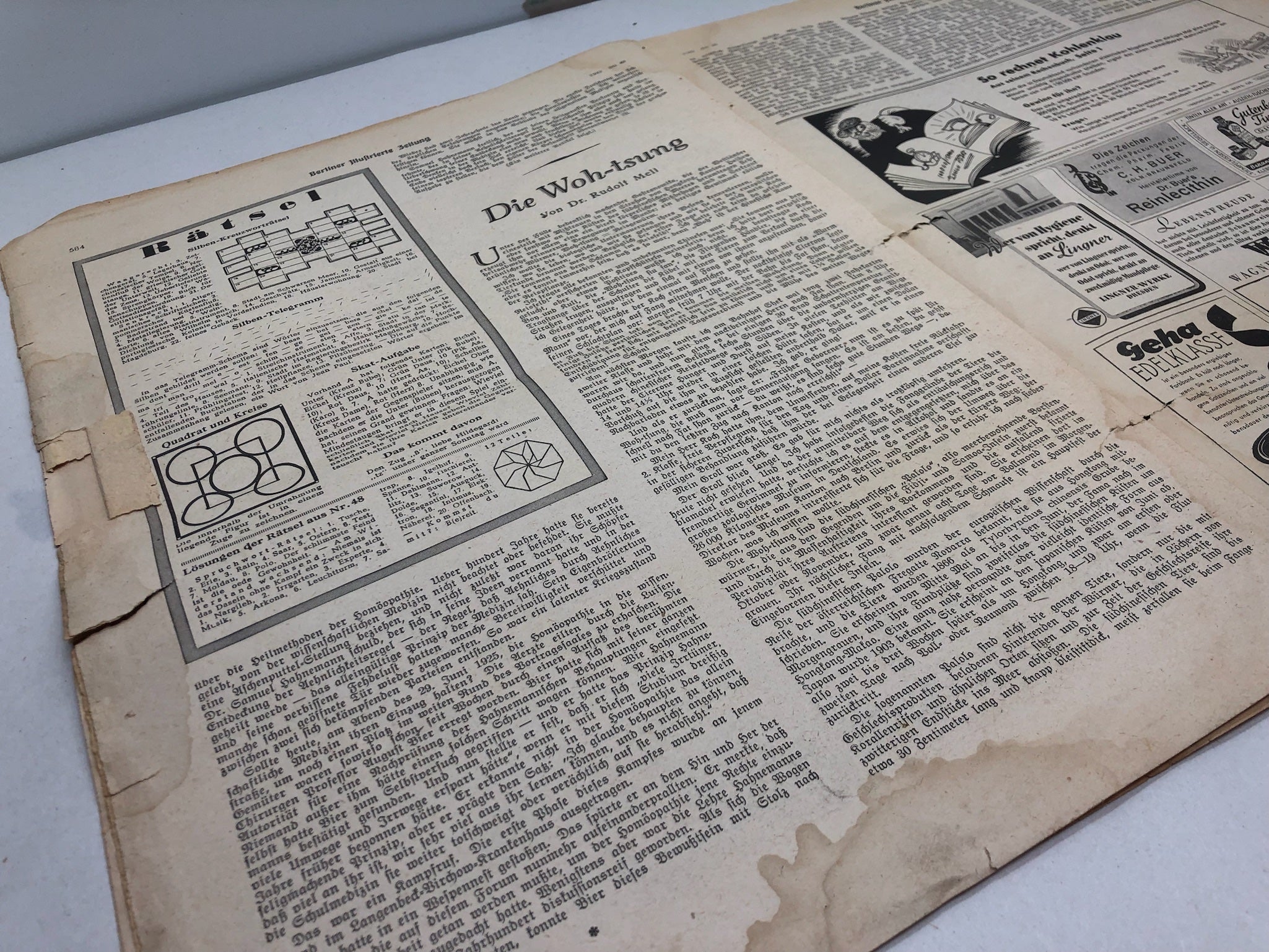 Original WW2 German Political Newspaper - 9th December 1943 - The Militaria Shop