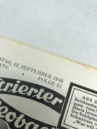 JB Juustrierter Beobachter NSDAP Magazine Original WW2 German - 12 September 1940 - The Militaria Shop