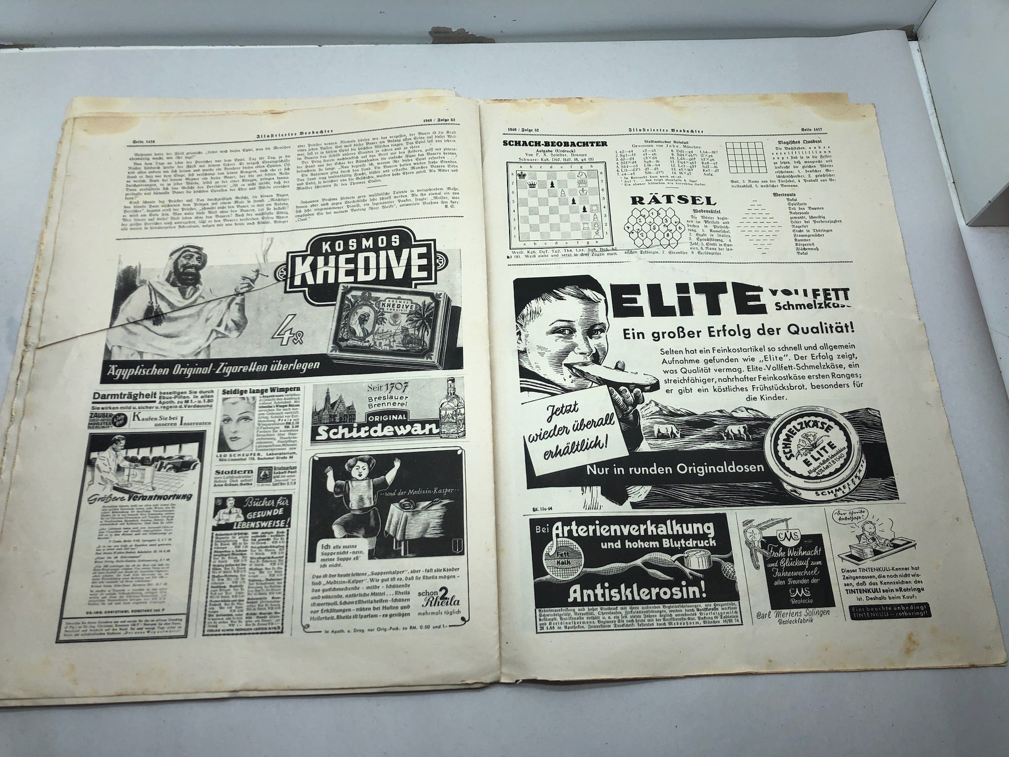 JB Juustrierter Beobachter NSDAP Magazine Original WW2 German - 26th December 1940 - The Militaria Shop