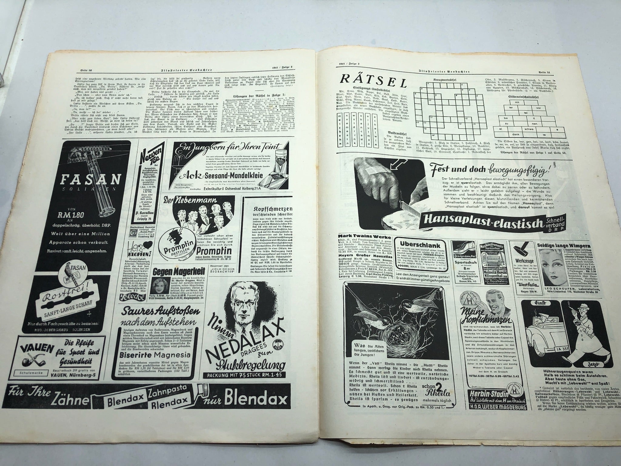 JB Juustrierter Beobachter NSDAP Magazine Original WW2 German - 9 January 1941 - The Militaria Shop