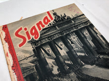 Load image into Gallery viewer, Original French Language WW2 Propaganda Signal Magazine - No.9 1943?
