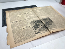 Charger l'image dans la galerie, Original WW2 German Political Newspaper - 28th August 1943
