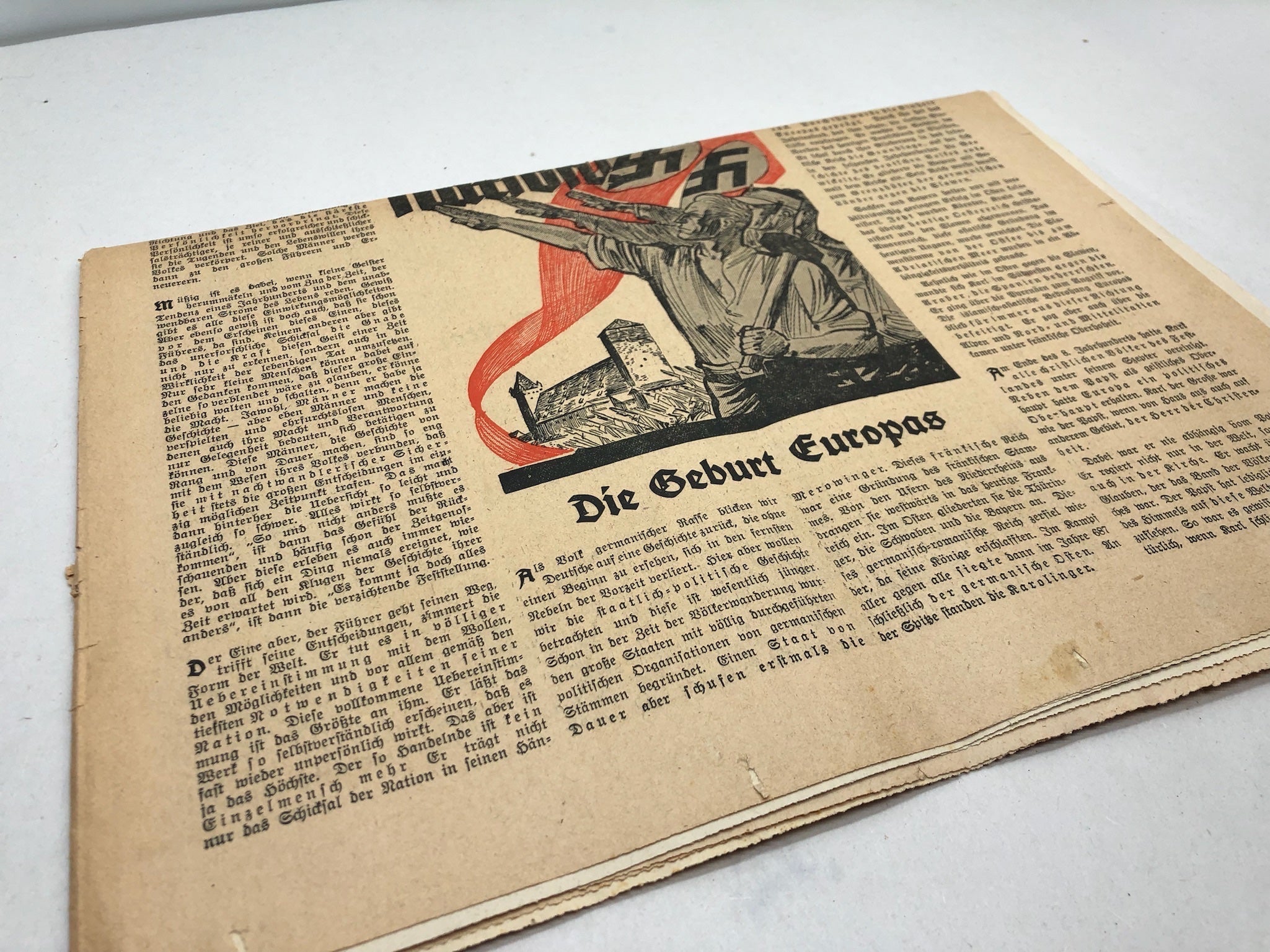Original WW2 German Political Newspaper Das Reich - 10th April 1938 - The Militaria Shop