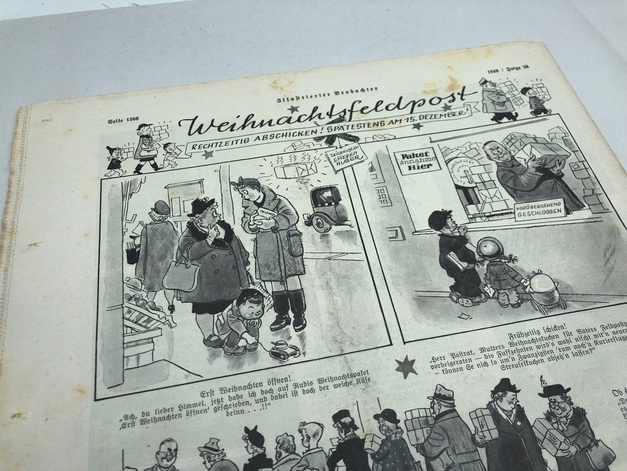 JB Juustrierter Beobachter NSDAP Magazine Original WW2 German - 12th December 1940 - The Militaria Shop