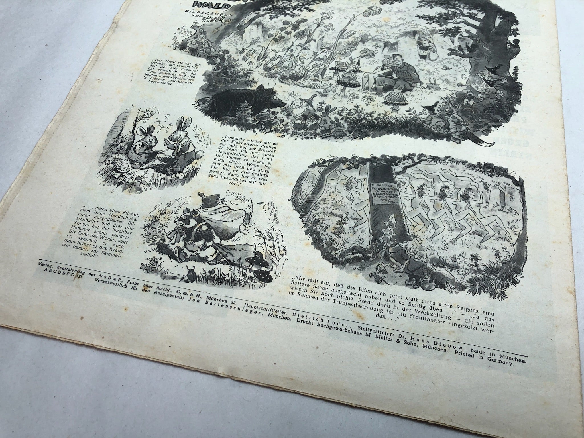 JB Juustrierter Beobachter NSDAP Magazine Original WW2 German - 3rd June 1943 - The Militaria Shop