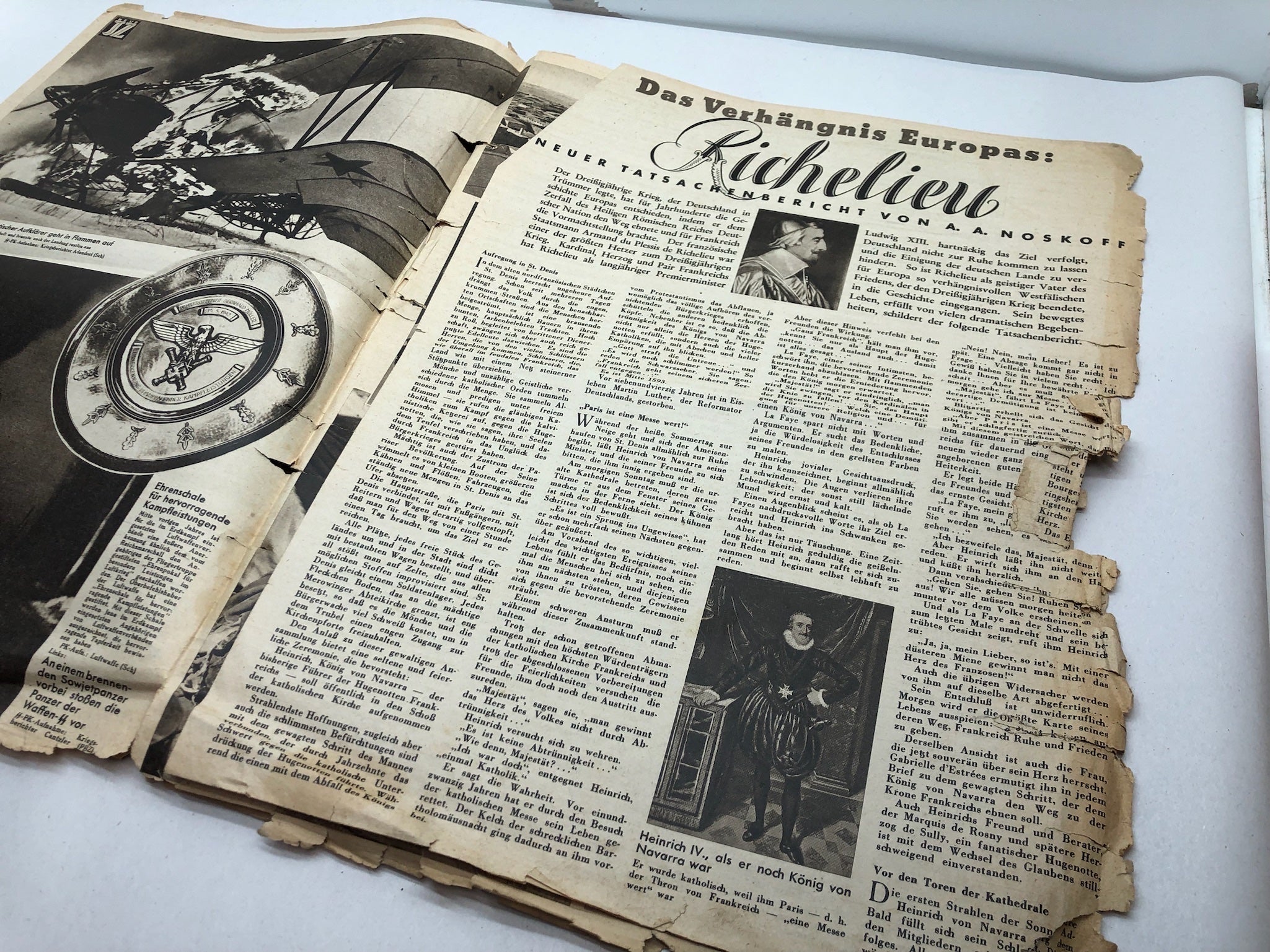 Original WW2 German Political Newspaper - 13th April 1943 - The Militaria Shop