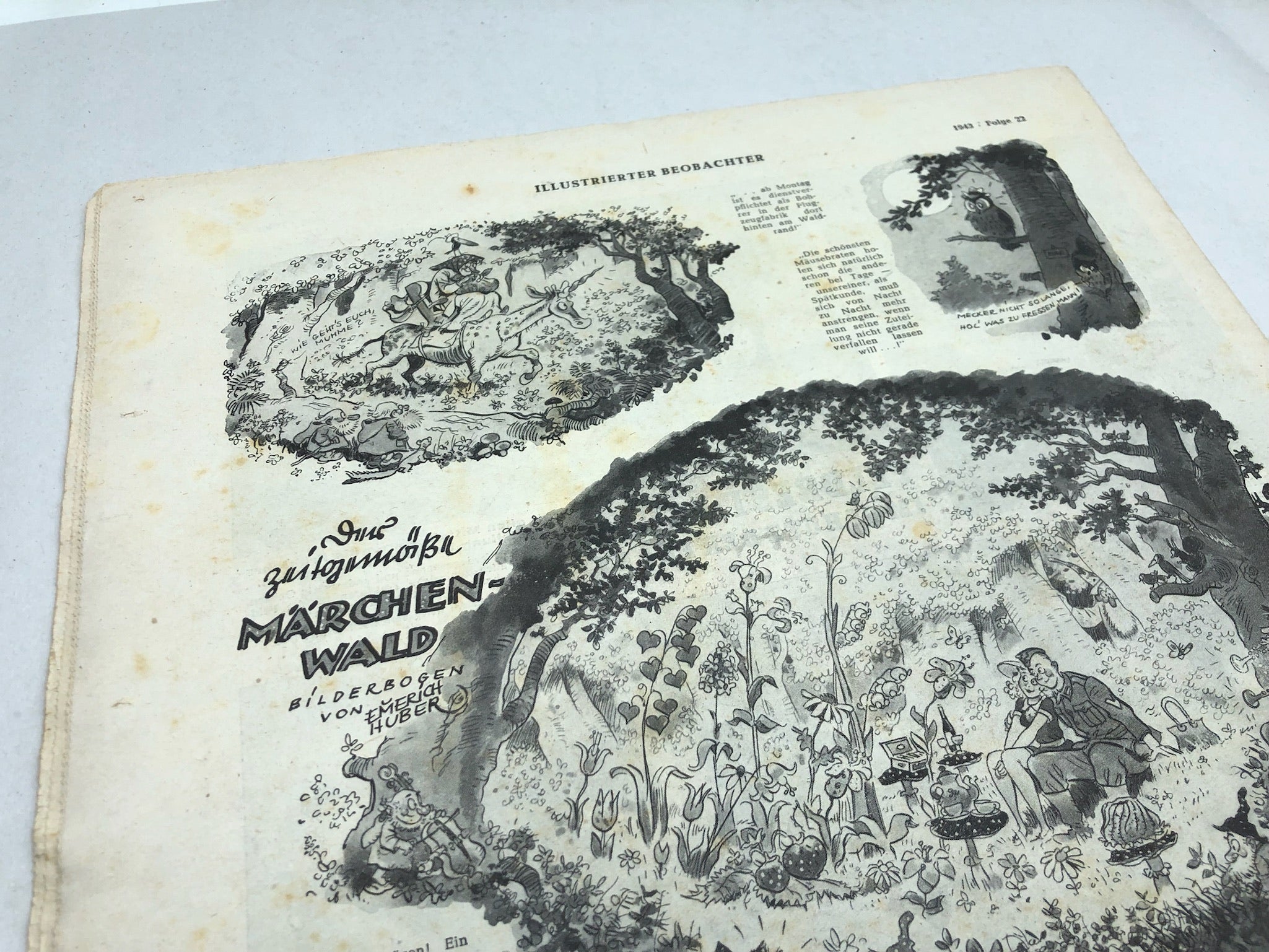 JB Juustrierter Beobachter NSDAP Magazine Original WW2 German - 3rd June 1943 - The Militaria Shop