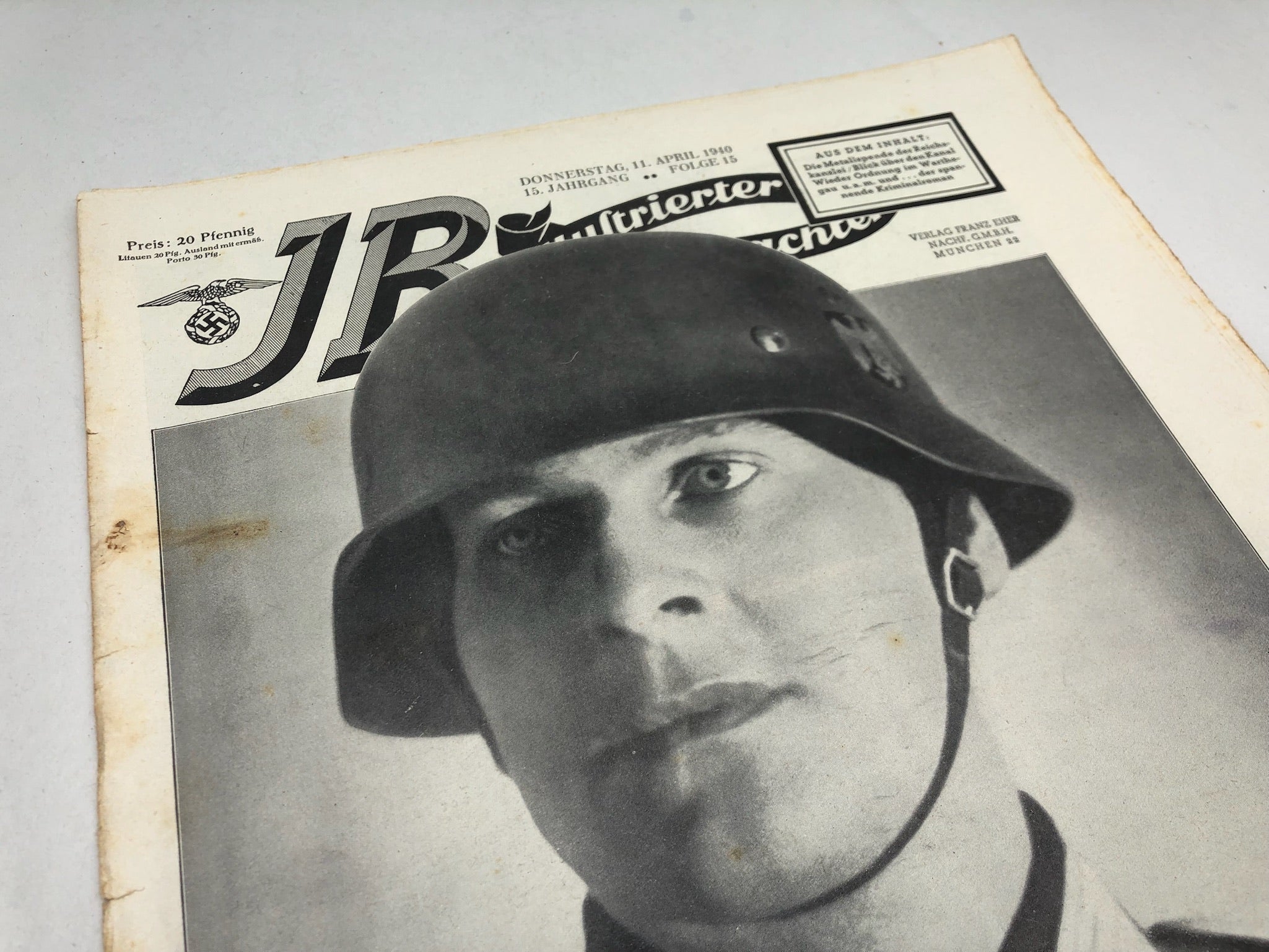JB Juustrierter Beobachter NSDAP Magazine Original WW2 German - 11 April 1940 - The Militaria Shop