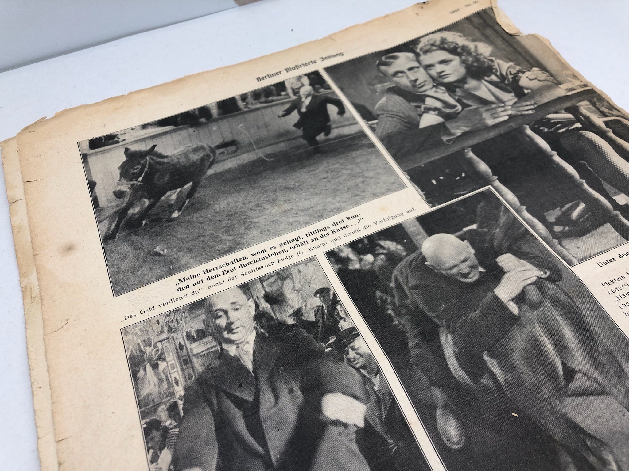 Original WW2 German Political Newspaper - 1st July 1943 - The Militaria Shop