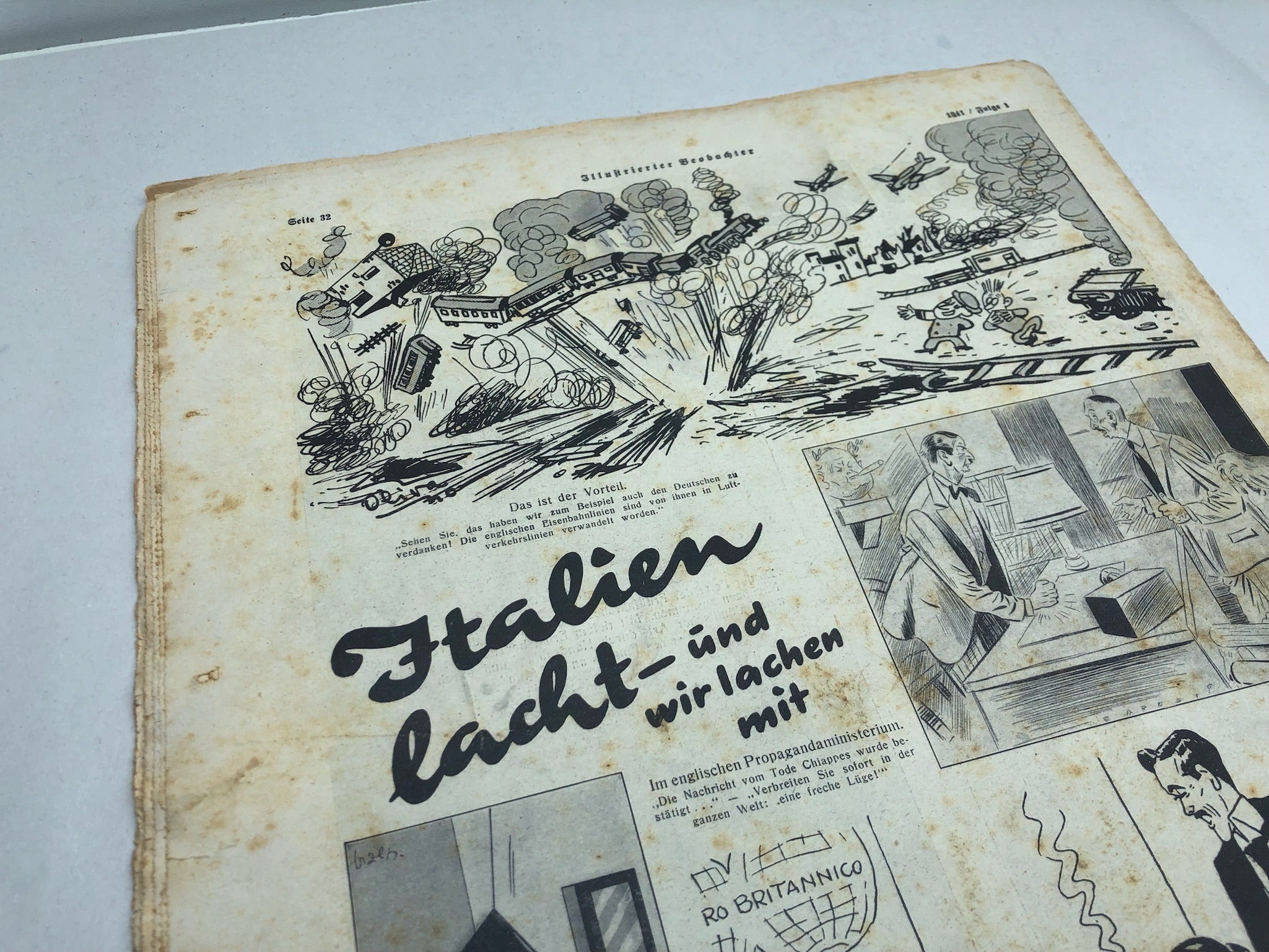 JB Juustrierter Beobachter NSDAP Magazine Original WW2 German - 2 January 1941 - The Militaria Shop