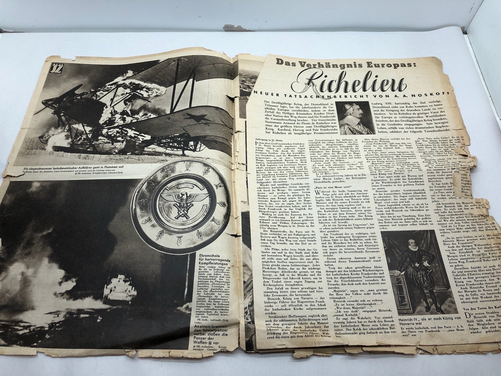 Original WW2 German Political Newspaper - 13th April 1943 - The Militaria Shop