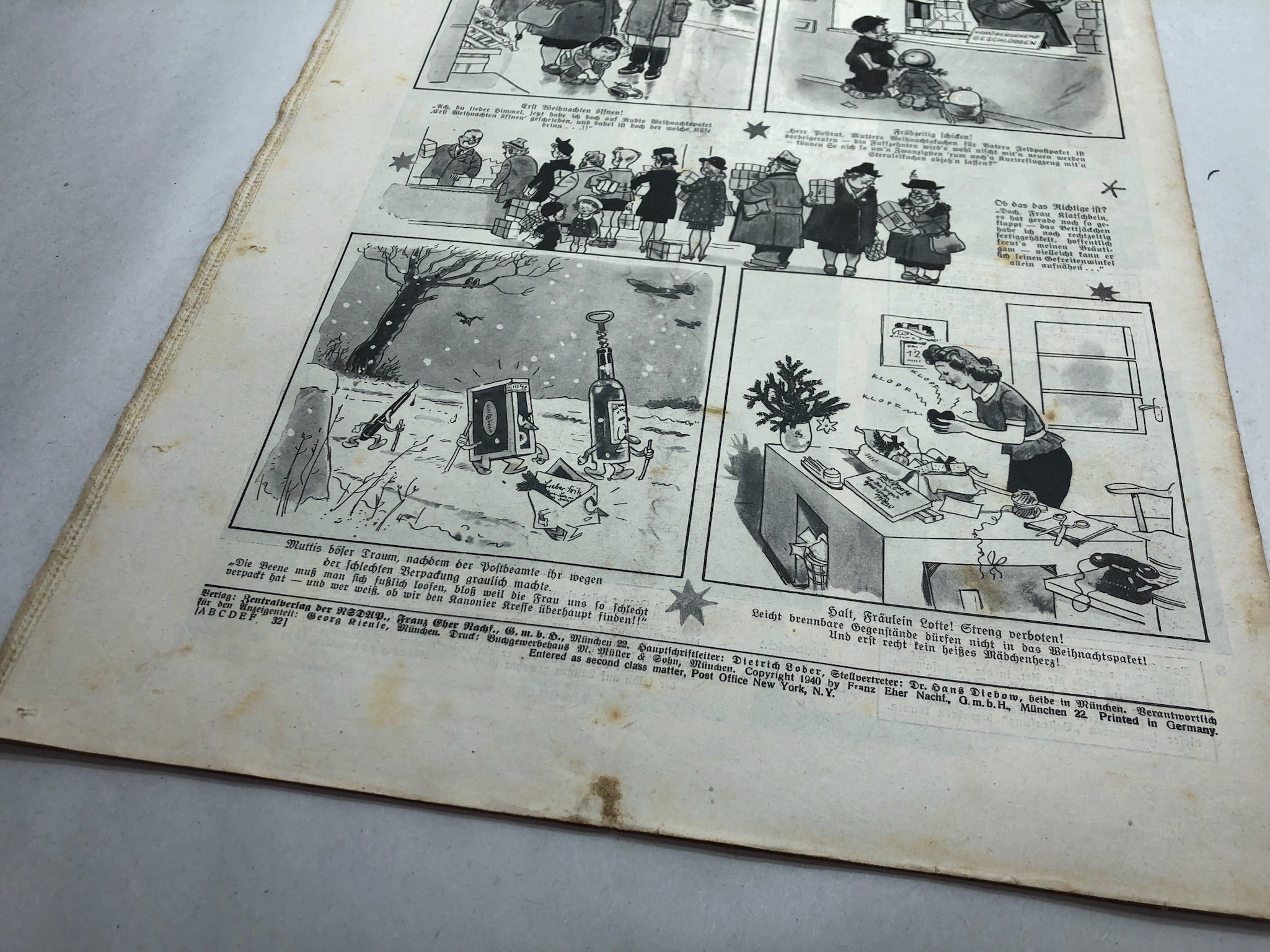 JB Juustrierter Beobachter NSDAP Magazine Original WW2 German - 12th December 1940 - The Militaria Shop
