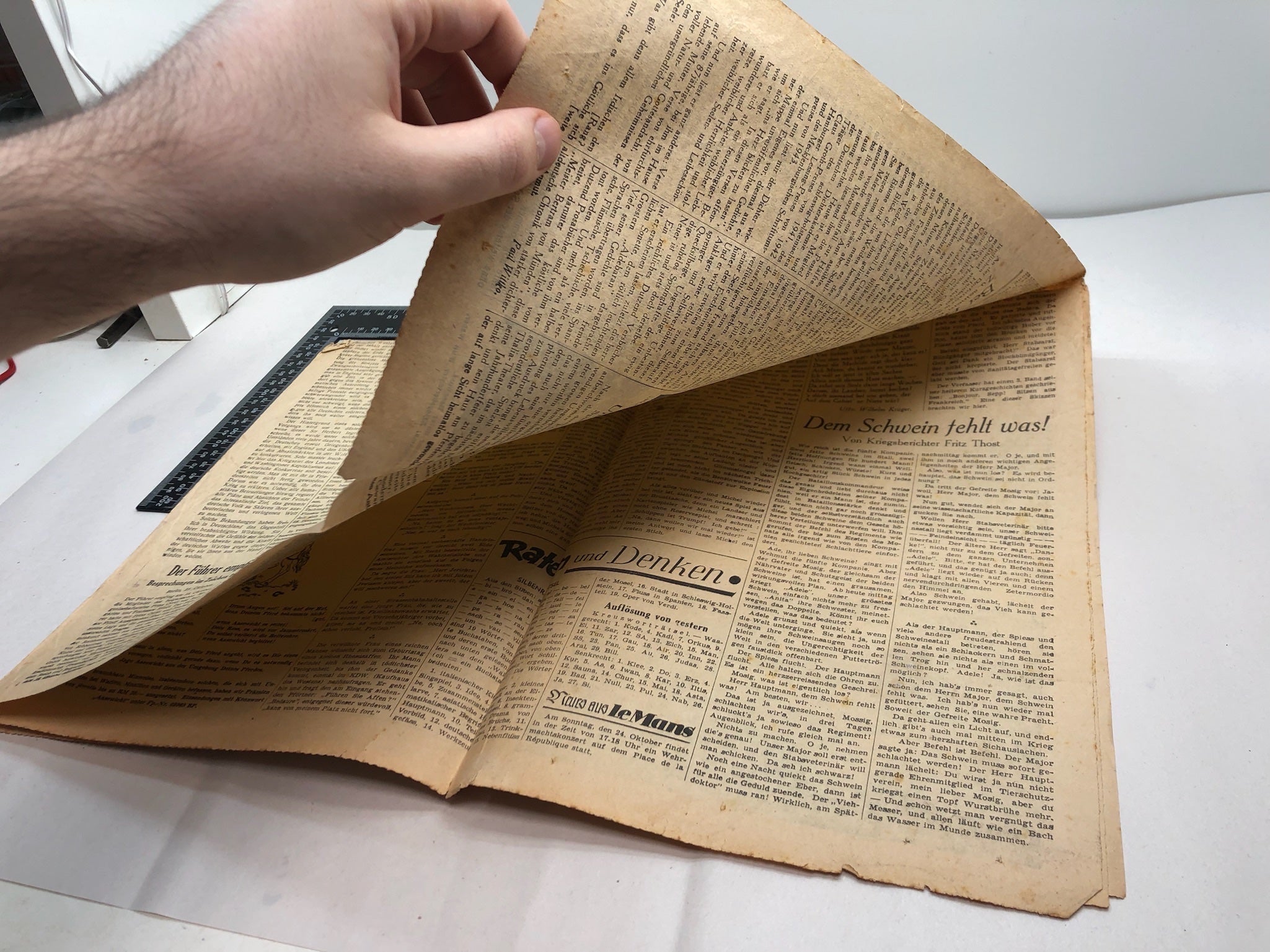 Original WW2 German Political Newspaper - 24th October 1943 - The Militaria Shop