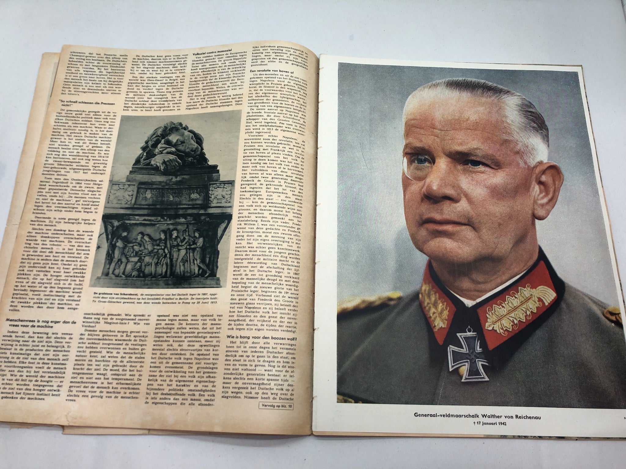 Original Dutch Language WW2 Propaganda Signaal Magazine - No.9 1942 - The Militaria Shop
