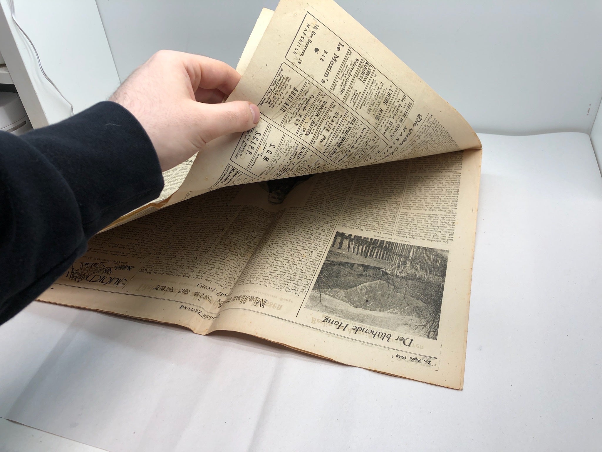 Original WW2 German Political Newspaper - 24th April 1944 - The Militaria Shop