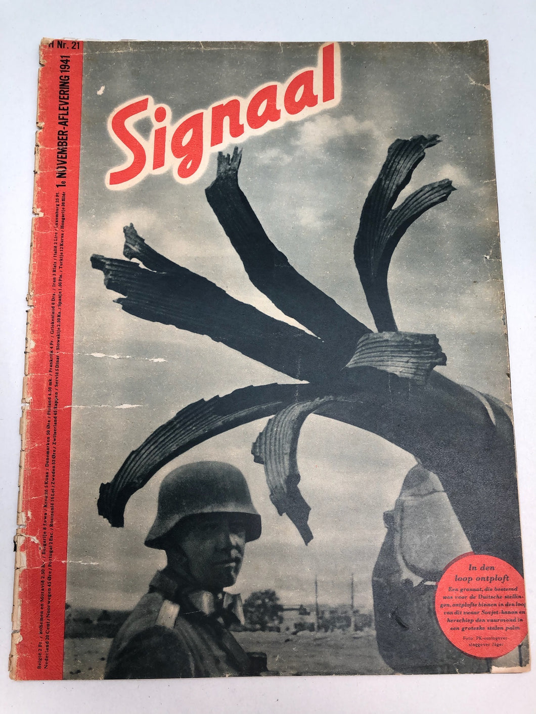 Original French Language WW2 Propaganda Signal Magazine - No.21 1941