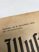 Original WW2 German Political Newspaper - 9th December 1943 - The Militaria Shop