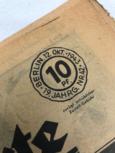 Charger l'image dans la galerie, Original WW2 German Political Newspaper - 12th October 1943
