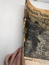 Load image into Gallery viewer, Original WW2 German Political Newspaper Berliner - 6th April 1944
