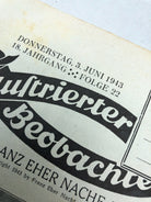 JB Juustrierter Beobachter NSDAP Magazine Original WW2 German - 3rd June 1943 - The Militaria Shop