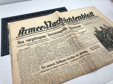 Charger l'image dans la galerie, Original WW2 German Political Newspaper - 28th August 1943
