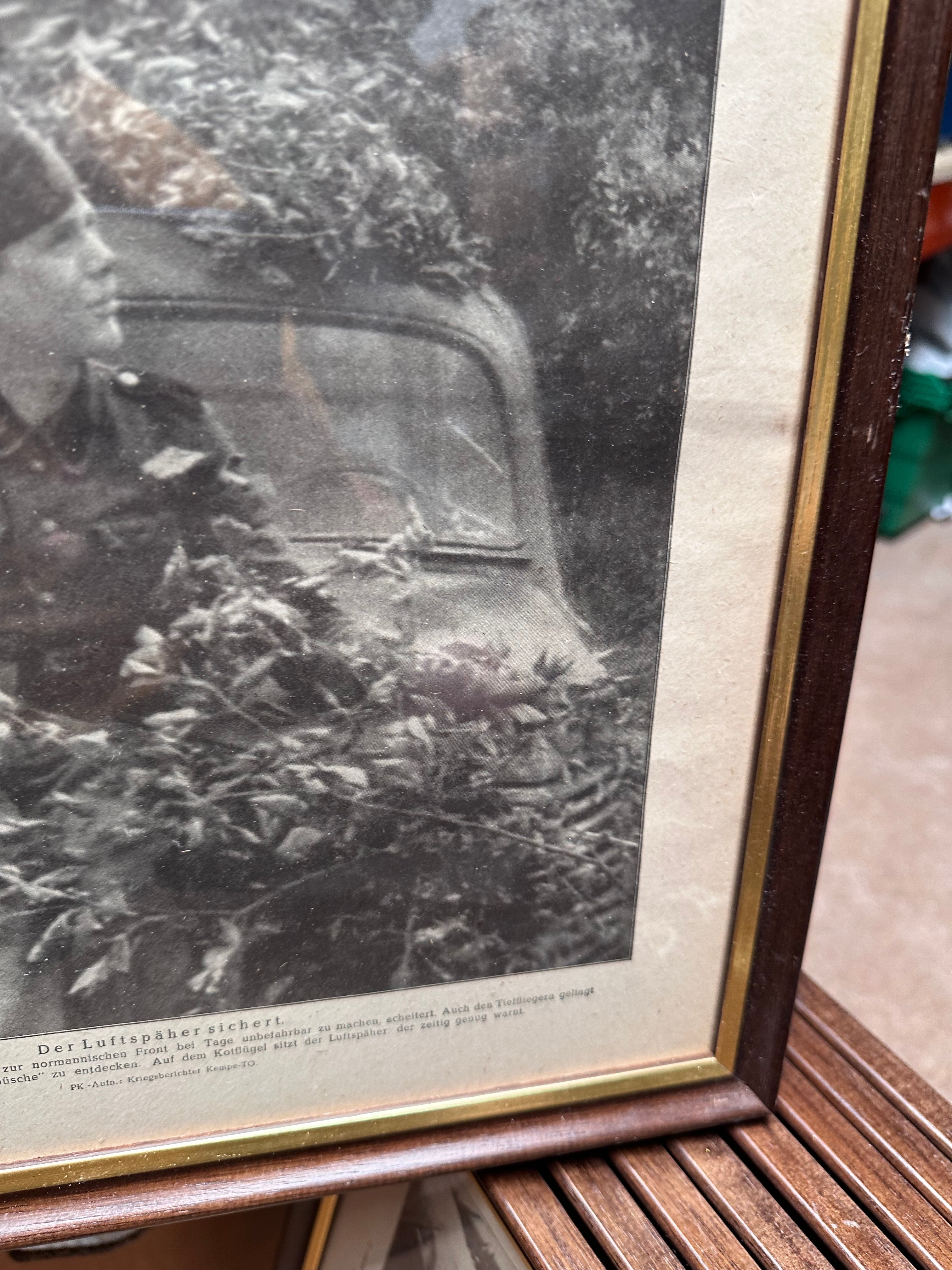 Original WW2 German Newspaper Magazine Framed for Display - The Militaria Shop