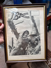 Load image into Gallery viewer, Original WW2 German Newspaper Magazine Framed for Display
