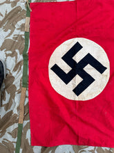Load image into Gallery viewer, Original WW2 German Flag - Size 56cm x 83cm - The Militaria Shop
