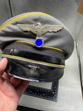 Load image into Gallery viewer, Original Post WW2 German Army Signals Cap with Large Badge Added
