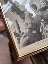 Load image into Gallery viewer, Original WW2 German Newspaper Magazine Framed for Display

