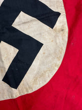 Load image into Gallery viewer, Original WW2 German Flag - Size 56cm x 83cm - The Militaria Shop
