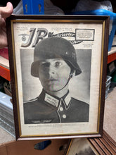 Load image into Gallery viewer, Original WW2 German Newspaper Magazine Framed for Display
