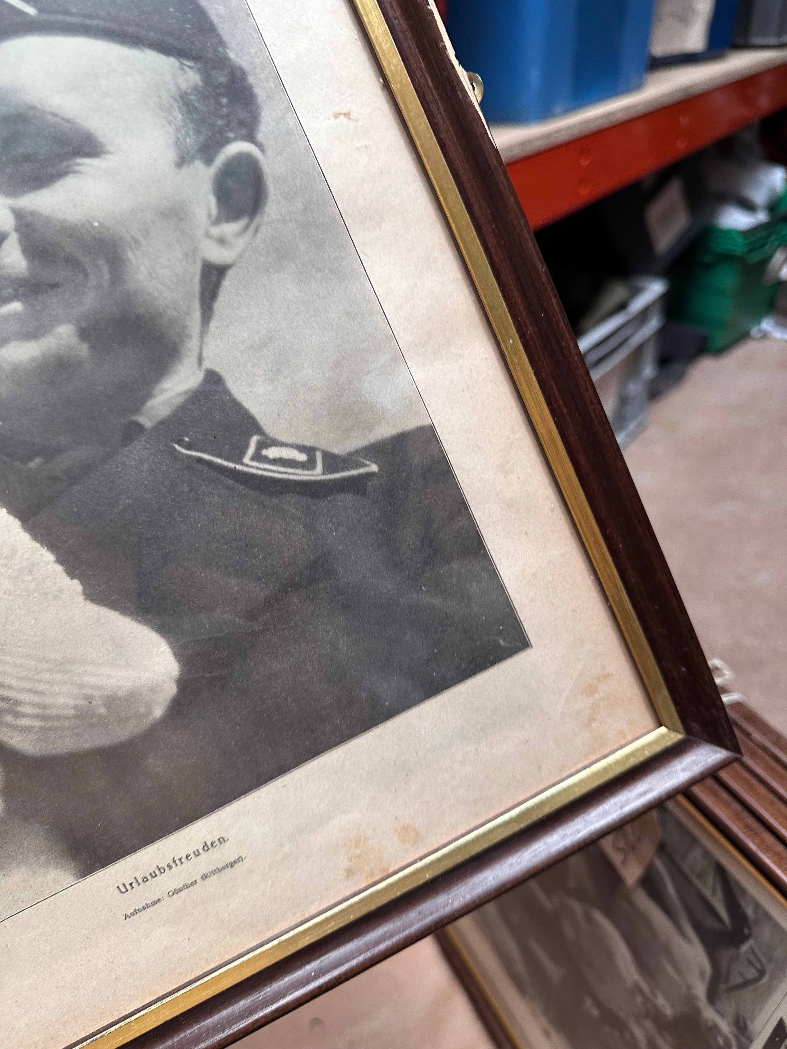 Original WW2 German Newspaper Magazine Framed for Display - The Militaria Shop