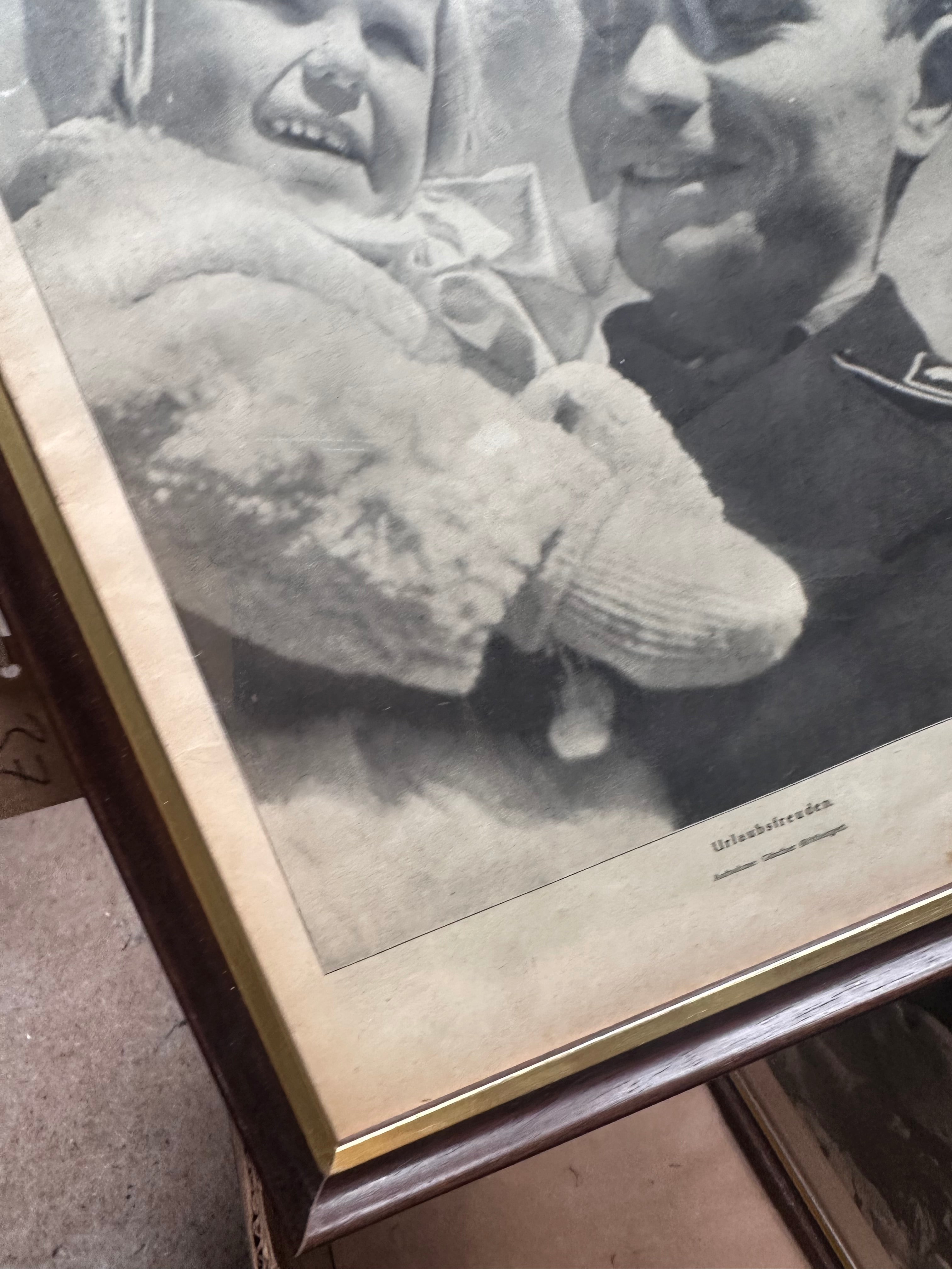 Original WW2 German Newspaper Magazine Framed for Display - The Militaria Shop