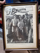 Original WW2 German Newspaper Magazine Framed for Display - The Militaria Shop