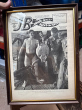 Load image into Gallery viewer, Original WW2 German Newspaper Magazine Framed for Display
