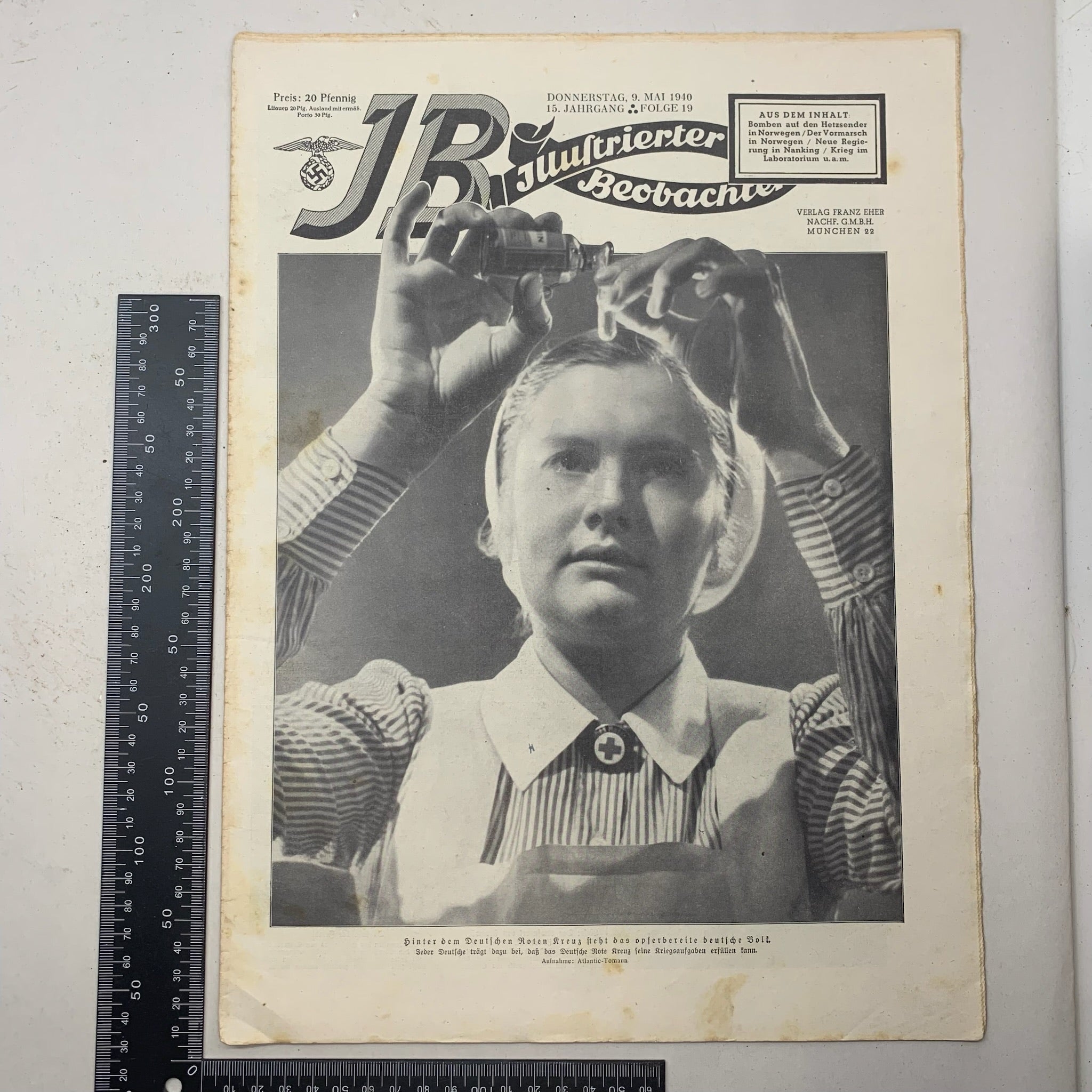 JB Juustrierter Beobachter NSDAP Magazine Original WW2 German - 9th May 1940 - The Militaria Shop