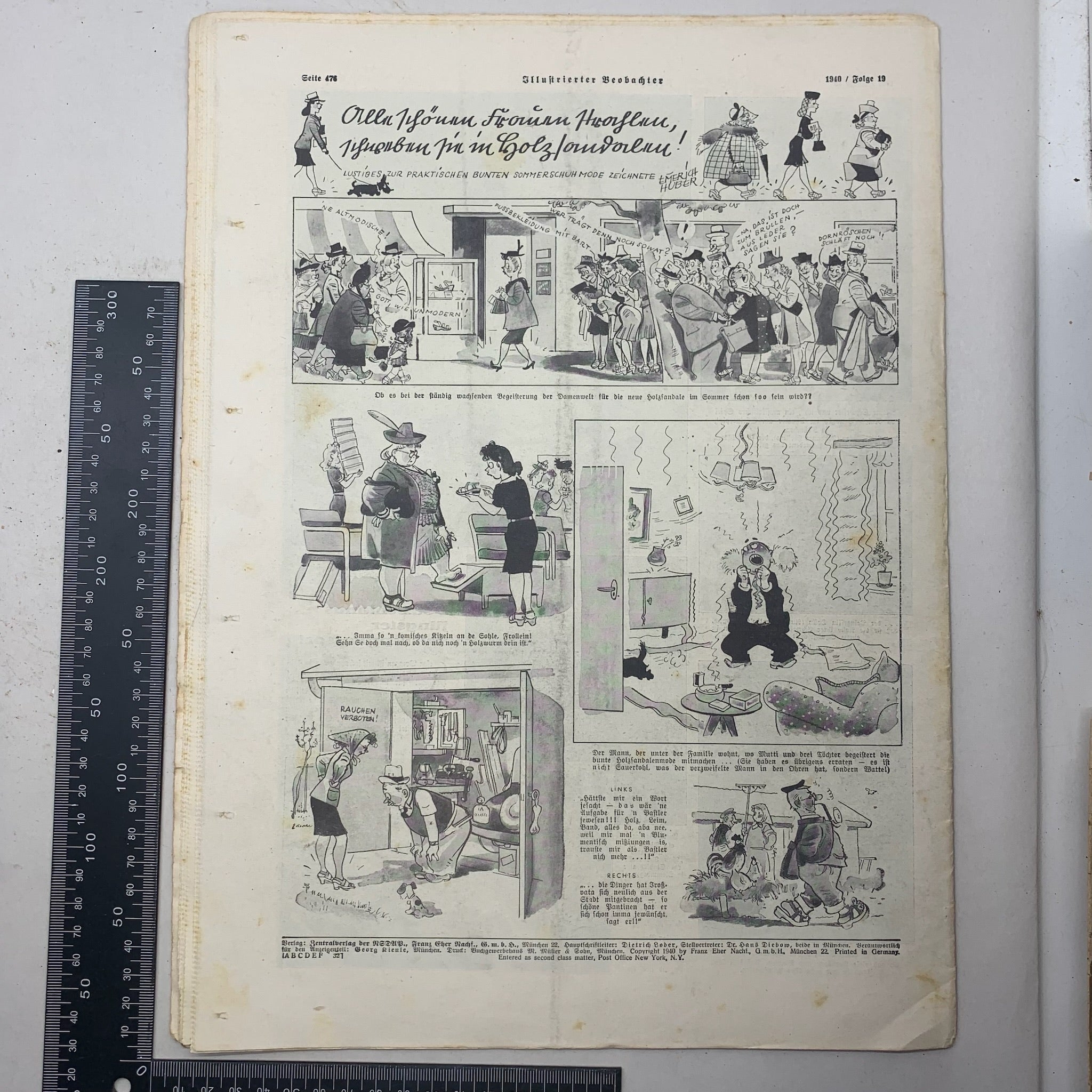 JB Juustrierter Beobachter NSDAP Magazine Original WW2 German - 9th May 1940 - The Militaria Shop