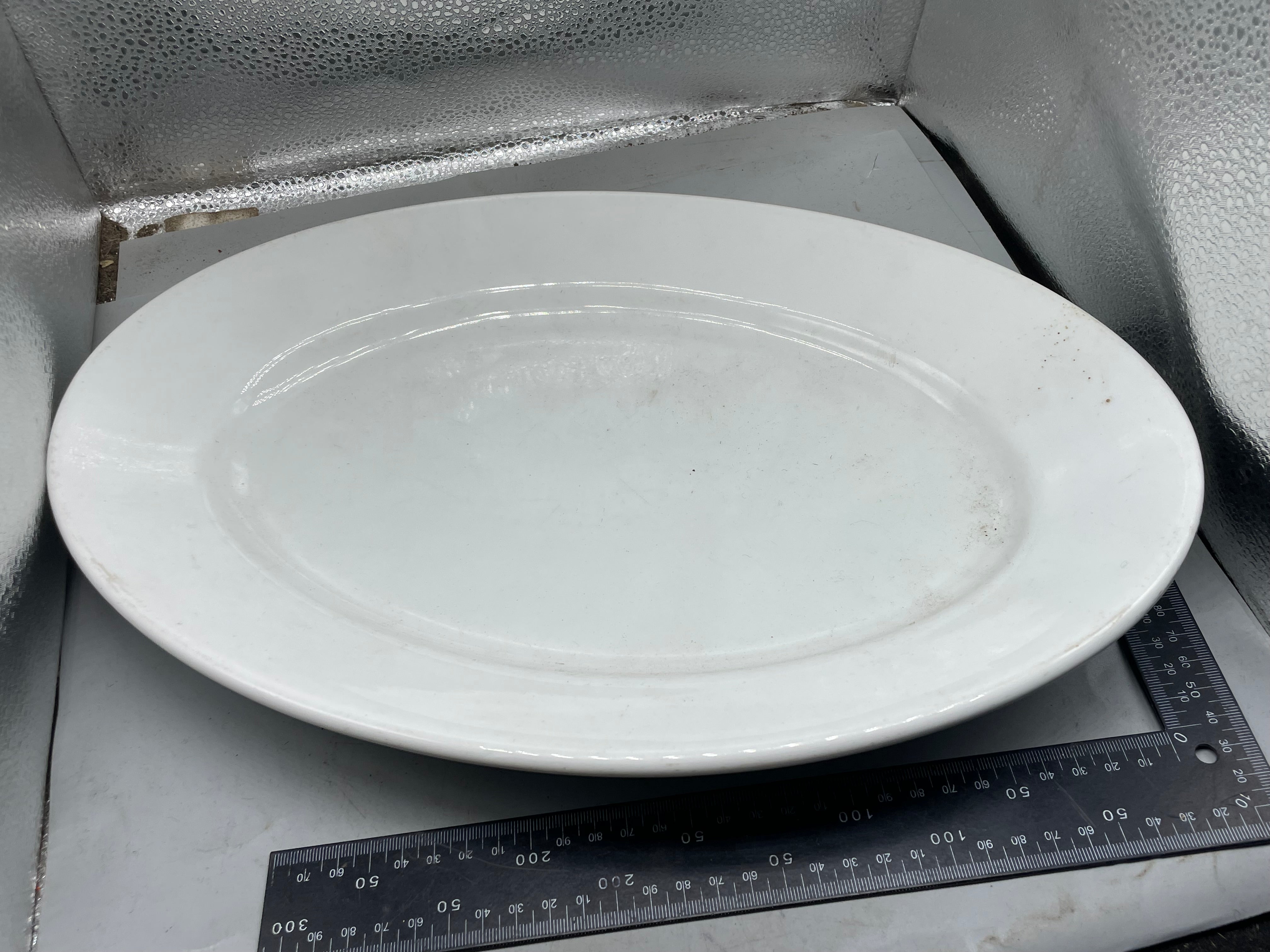 Original WW2 German Luftwaffe Porcelain Serving Platter - Dated 1940 - The Militaria Shop