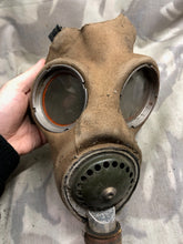 Load image into Gallery viewer, Original WW2 British Army Soldiers GSR Gas Mask
