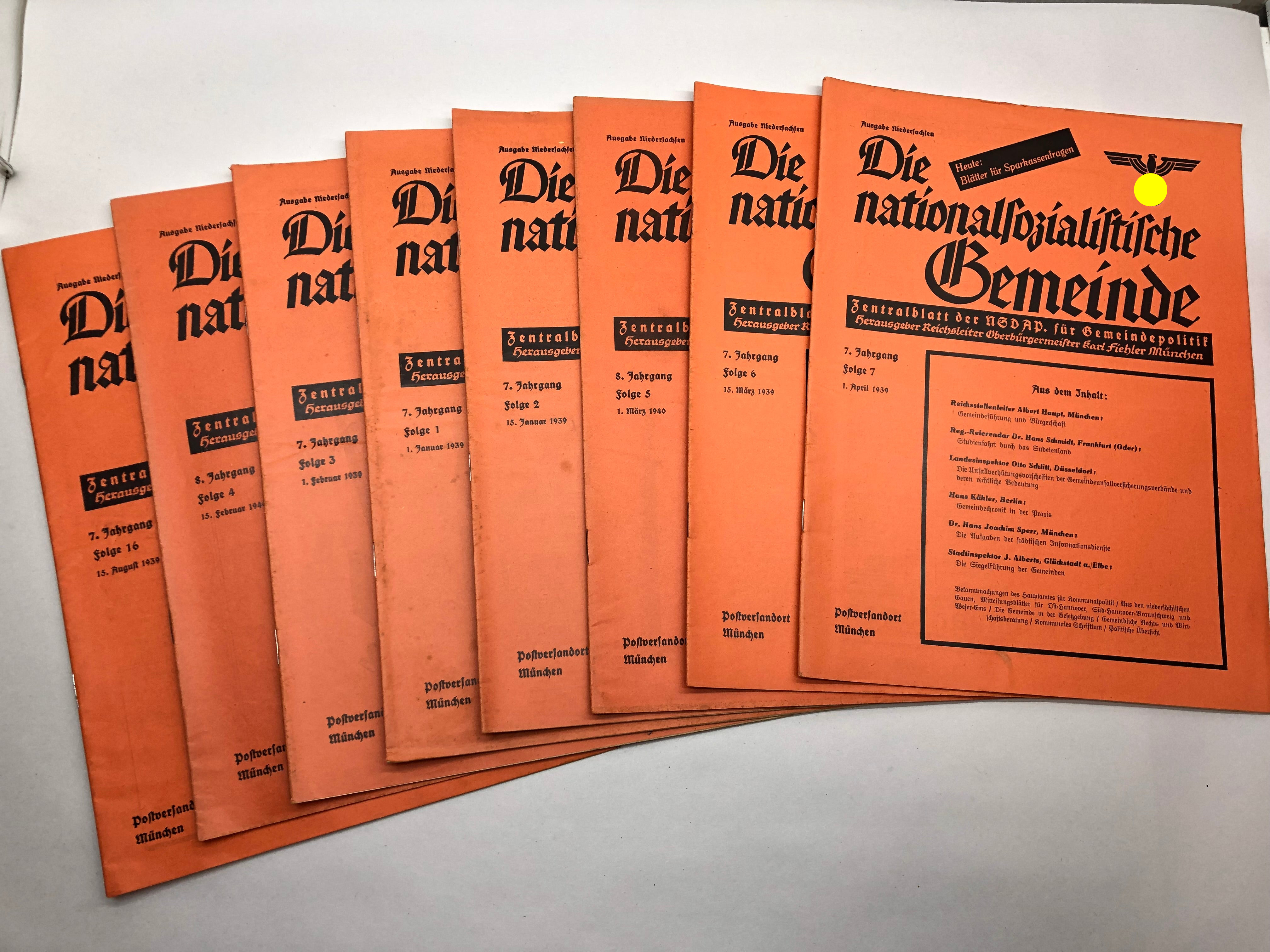 Original WW2 German Political Local Magazine / Newspaper - The Militaria Shop