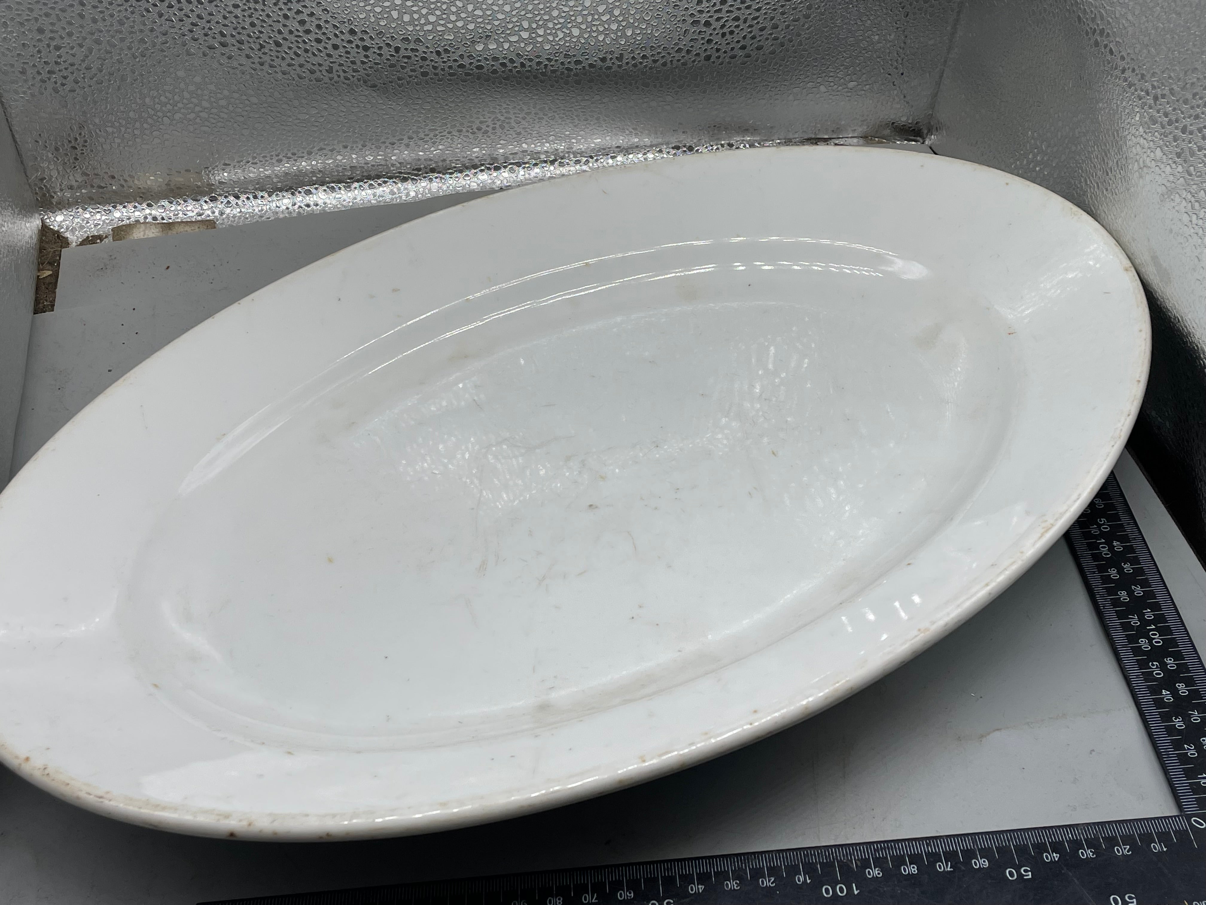 Original WW2 German Luftwaffe Porcelain Serving Platter - Dated 1939 - The Militaria Shop