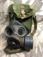 Load image into Gallery viewer, Original British Army Lightweight Assault Gas Mask 1965 Dated
