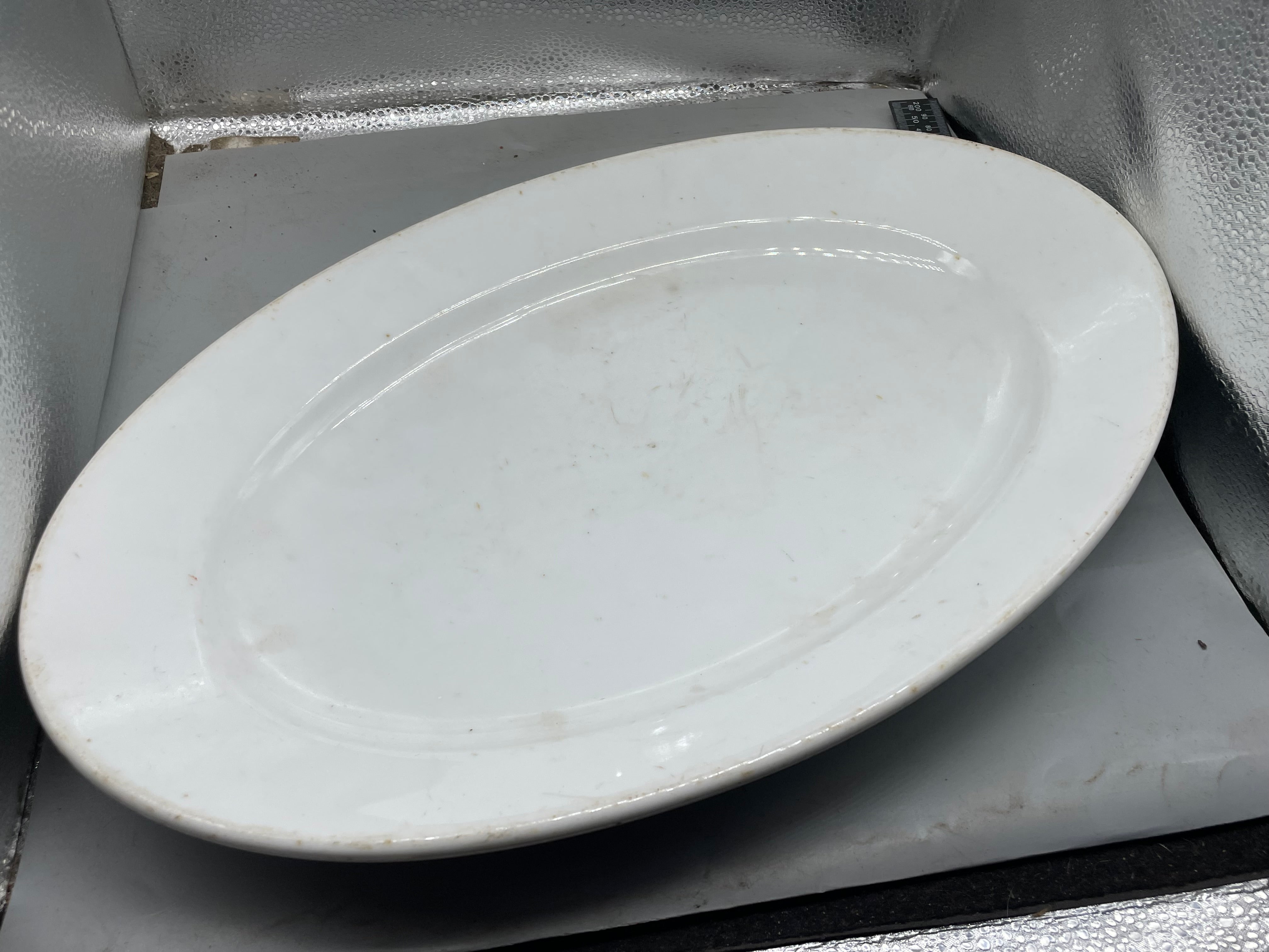 Original WW2 German Luftwaffe Porcelain Serving Platter - Dated 1939 - The Militaria Shop