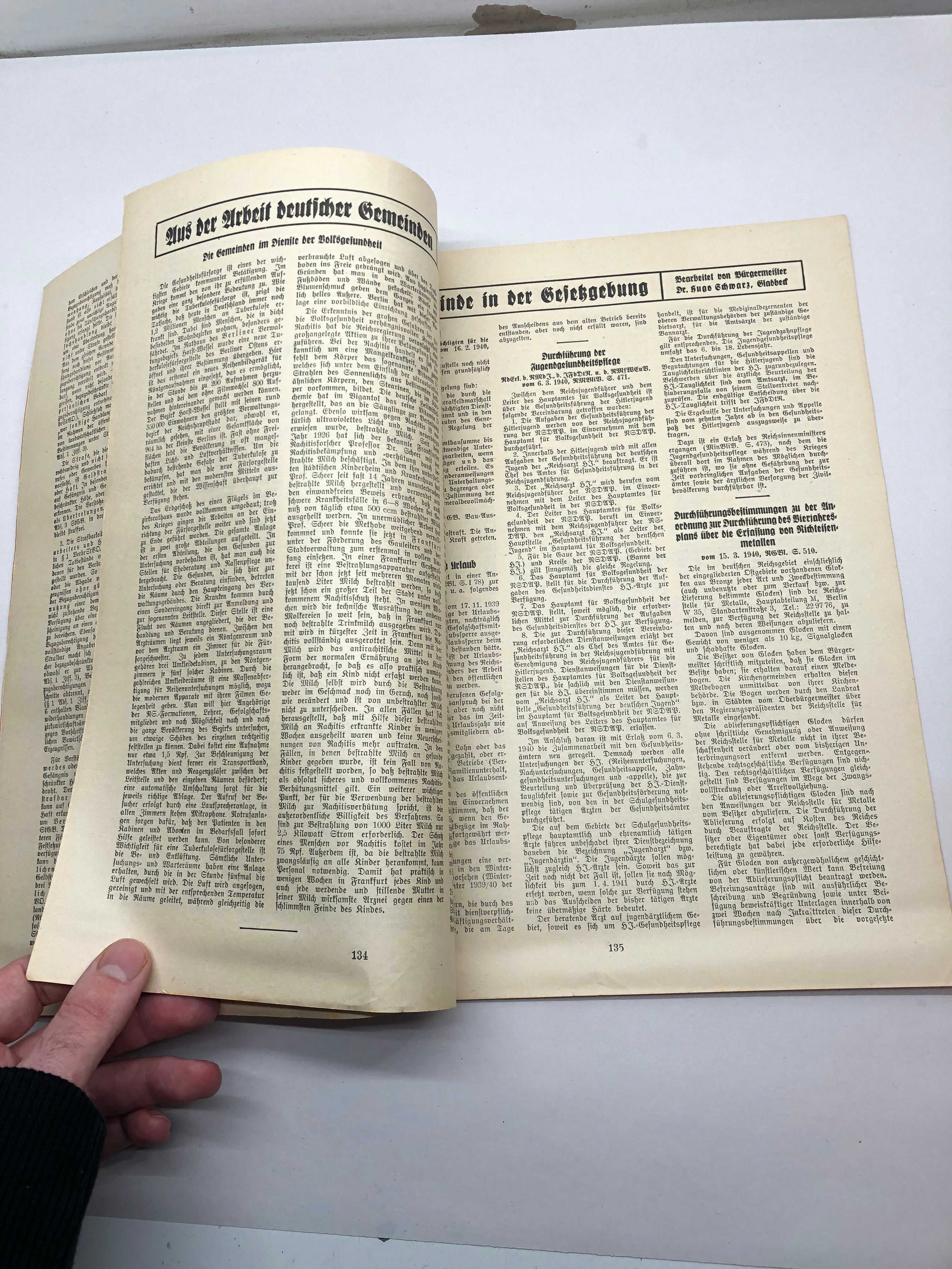 Original WW2 German Political Local Magazine / Newspaper - The Militaria Shop