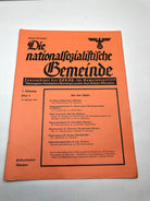 Original WW2 German Political Local Magazine / Newspaper - The Militaria Shop